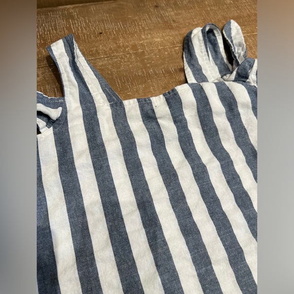 BooHoo Striped Off The Shoulder Shift Dress - Picture 7 of 13